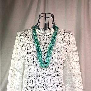 🛍 NWOT Boutique Lace Top